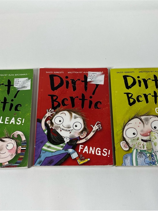 Other - Dirty Bertie Fangs! Fleas! & Germs Children's Book Bundle of 3